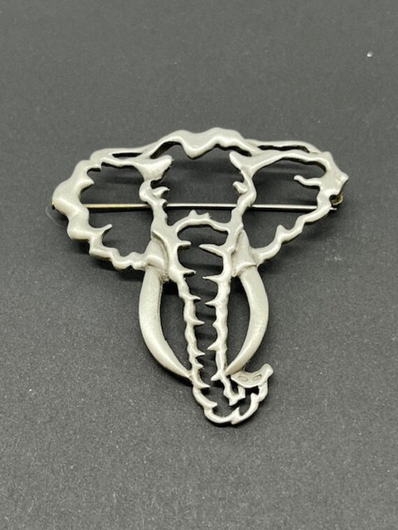 Vintage JJ Jonette-Pin Brooch-Elephant- Unique Gi… - image 5