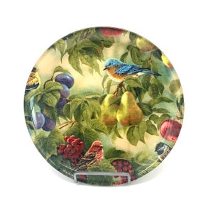 Vintage Collage Glass Plate