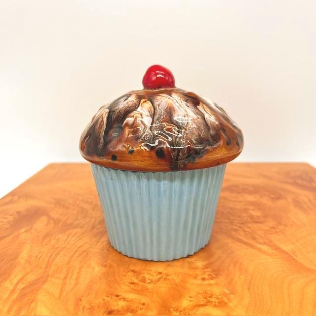 Ceramic Cupcake Jar - Etsy