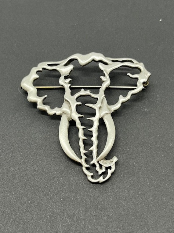 Vintage JJ Jonette-Pin Brooch-Elephant- Unique Gi… - image 4