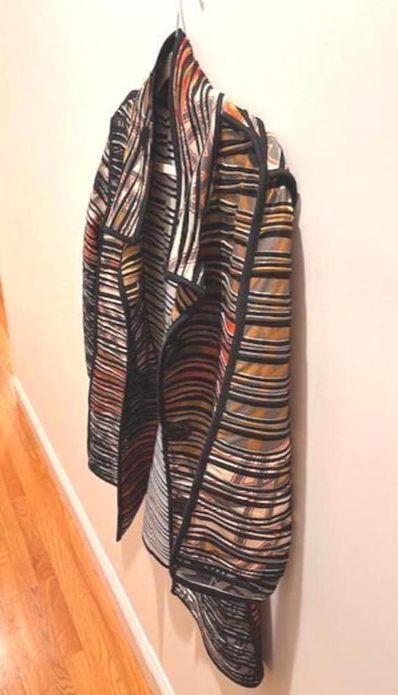 MULTIPLES Button Front Artsy Tunic Style Jacket w… - image 3