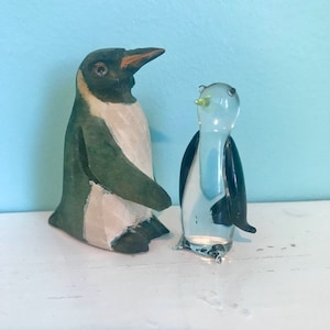 Two Adorable Vintage Penguin Figurines