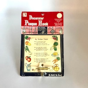 Vintage Moore Decorator Plaque Hook - Never Used in Original Package