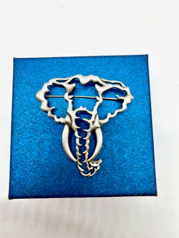 Vintage JJ Jonette-Pin Brooch-Elephant- Unique Gi… - image 3