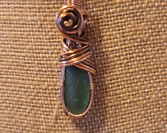 Genuine Maine Sea Glass Pendant