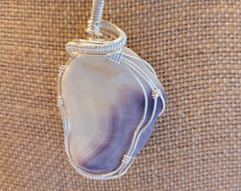 Genuine Maine Wampum (shell) Pendant