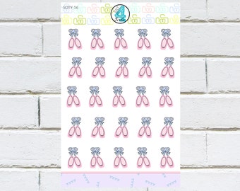 SOTY-16 | BALLET Dance Sticker Planner Sheet