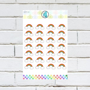 SOTY-13 | RAINBOW Planner Stickers