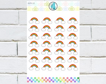 SOTY-13 | RAINBOW Planner Stickers