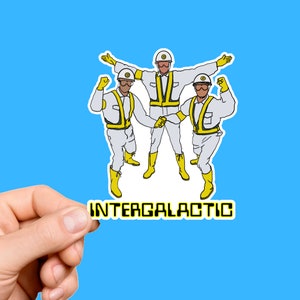 Intergalactic Trio Beastie Boys Vinyl Sticker