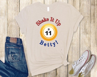 Maglietta Shake It Up Betty / Disney Cruise Bingo / B Eleven Beyonce Bonze /