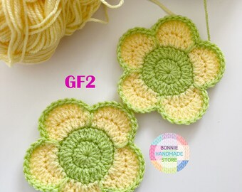 Green Grass Flower Crochet , coasters handmade,drinks coasters