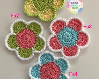 Flower Crochet round coasters handmade,drinks coasters