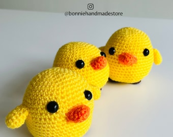 Cute Crochet Yellow Chicken , handmade crochet