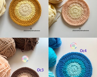 Ombre Coaster, Crochet , coasters handmade,drinks coasters