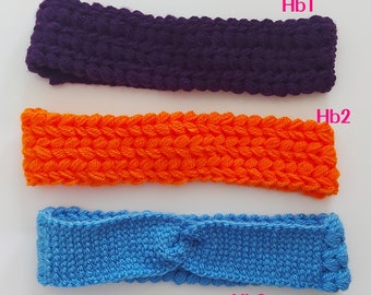 Handmade Crochet Headband/ Crocheted Head Wrap