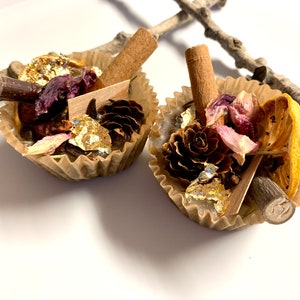 Ritual Fire Cake Set: Abundance Spell, Fire Pit Offering