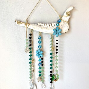 Jaw Bone Suncatcher New Life Sun Catcher and Upcycled Jewelry, Wall