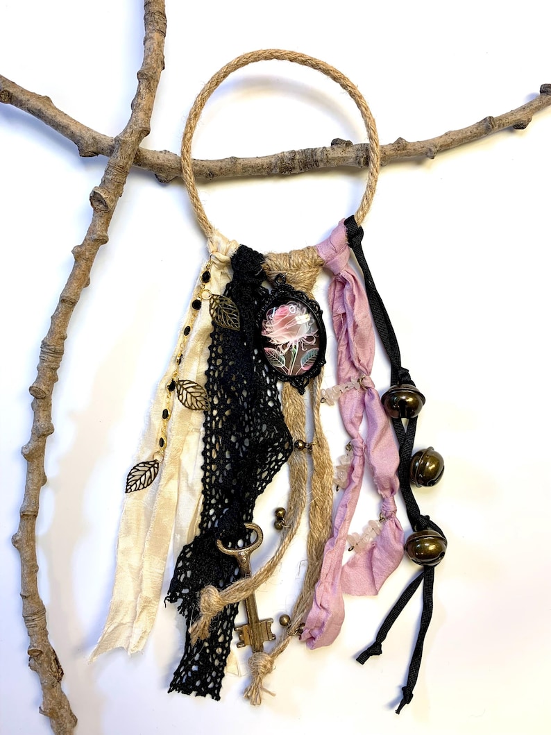 Witches Blessing Bells - Ghost Rose - Sound Cleansing Bells for Home ...