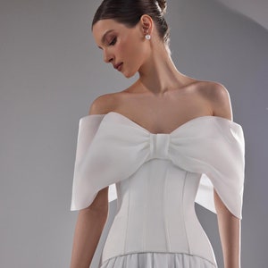 Strapless Satin Bridal Corset Blanche: Wedding Separates