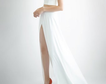 Silk skirt AYNA. Wedding guest dress | Civil wedding dress | Bridal separates | Casual wedding dress