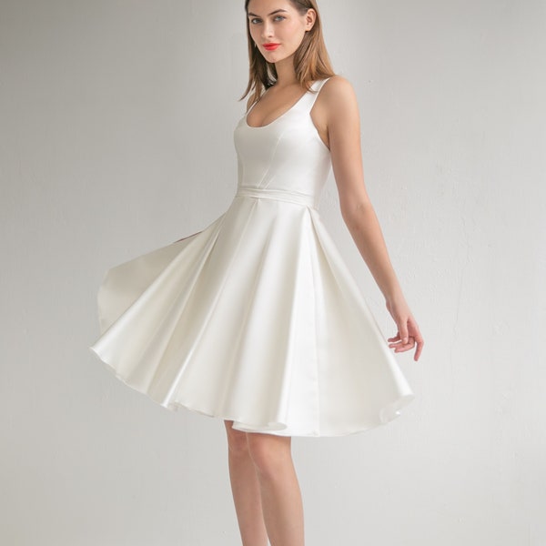 Short White Dress - Etsy