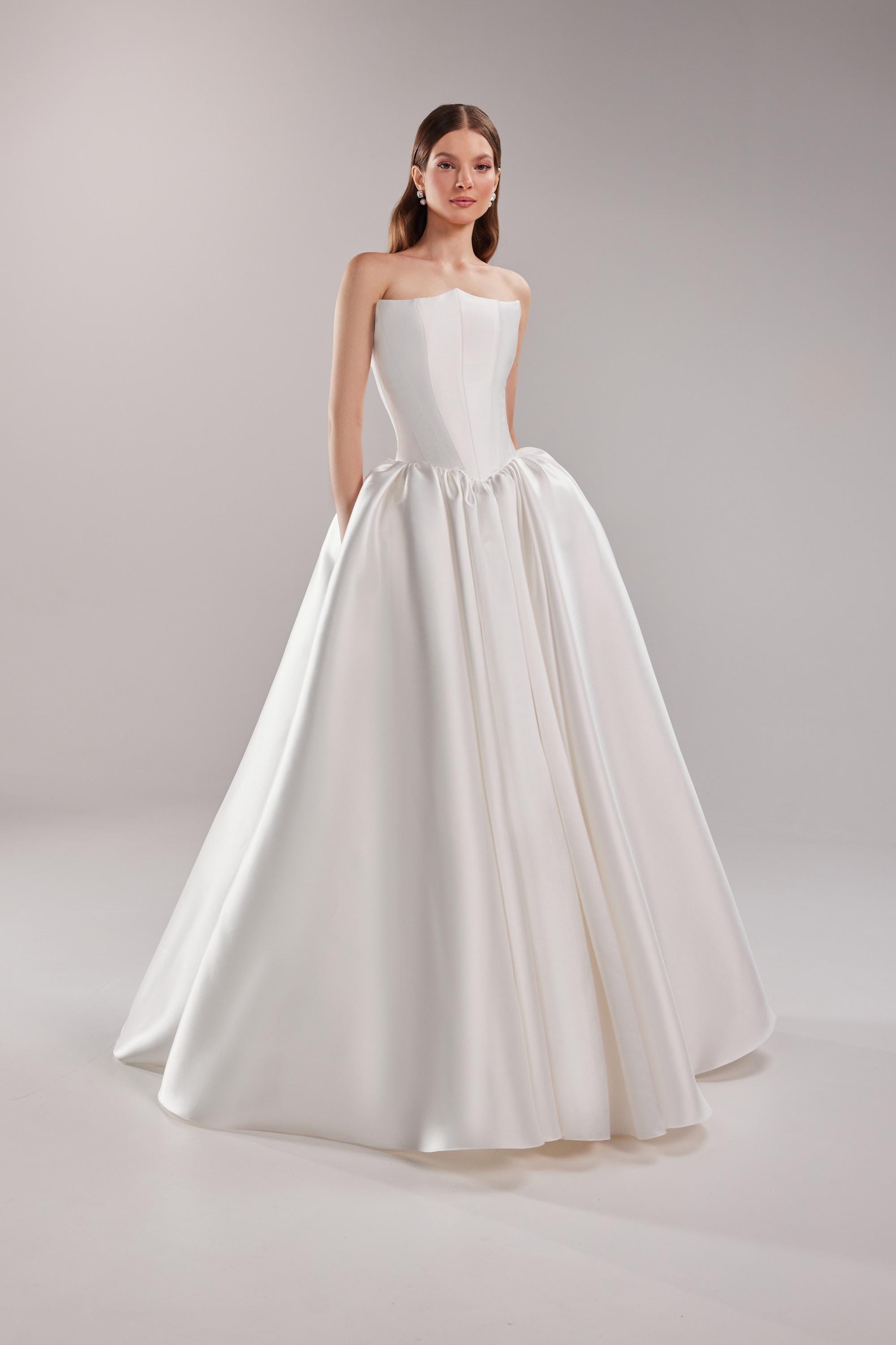 sachin and babi light blue dress 15 Fairy Tale Worthy Wedding Dresses for the Fashion-Loving Bride main image 0