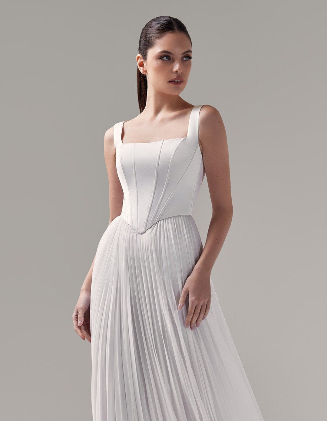 BISCOTTI Satin Bridal Corset