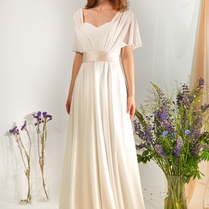 Ready to Ship Wedding Dress. Minimalist Wedding Dress Modest Wedding ...