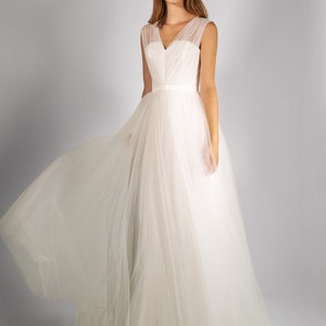 Ball gown wedding dress LIZY. Ivory wedding dress A-line silhouette long wedding gown Dress