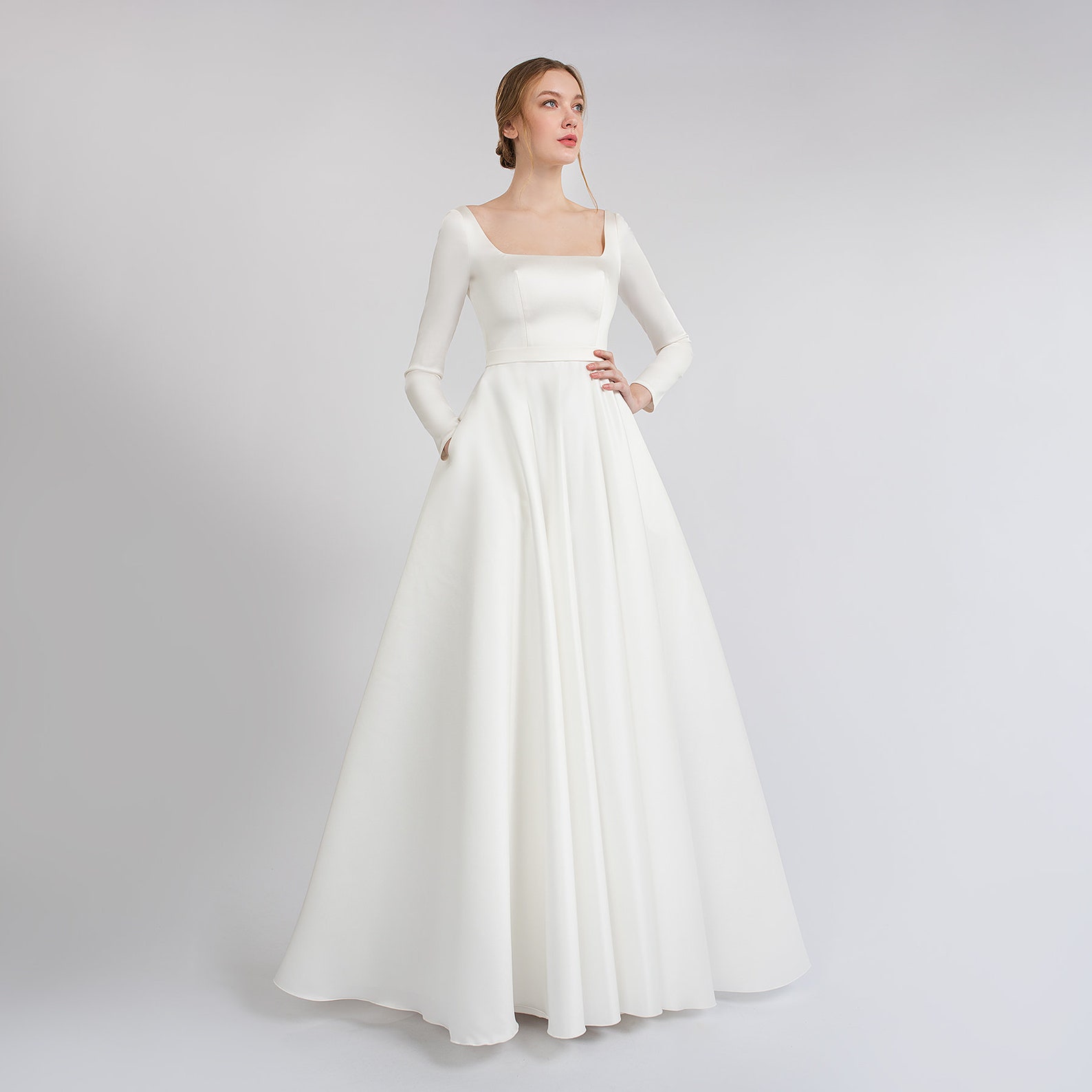 Ball Gown Wedding Dress ELIZABETH. Winter Wedding Dress - Etsy