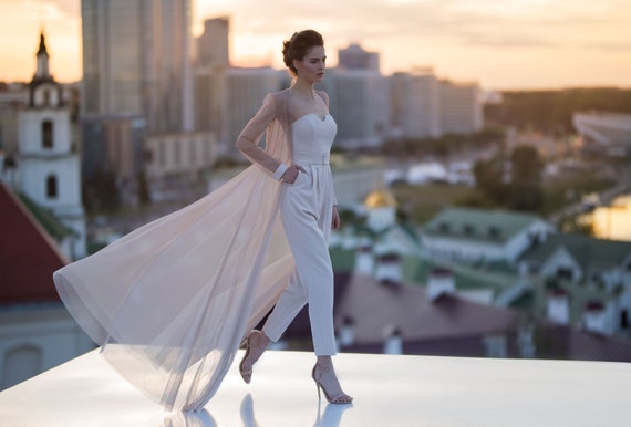 Tulle Cape DONNA. Bridal Shower Bridal 