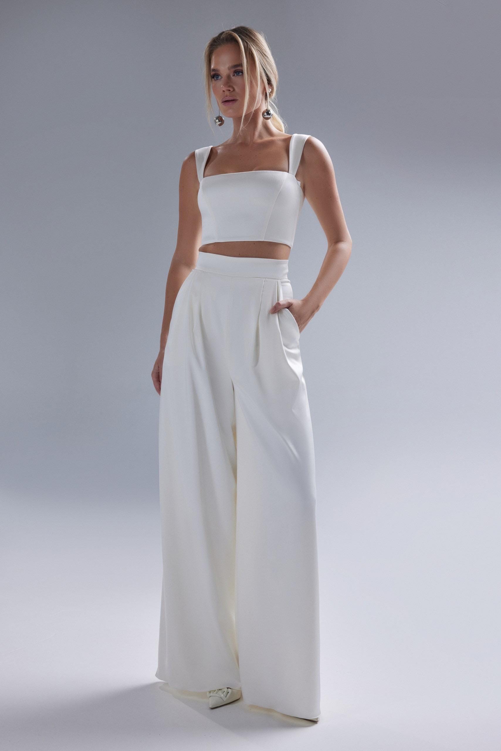 Pleated Palazzo Pants Outfit Casual Womens Wide Leg Palazzo Pants