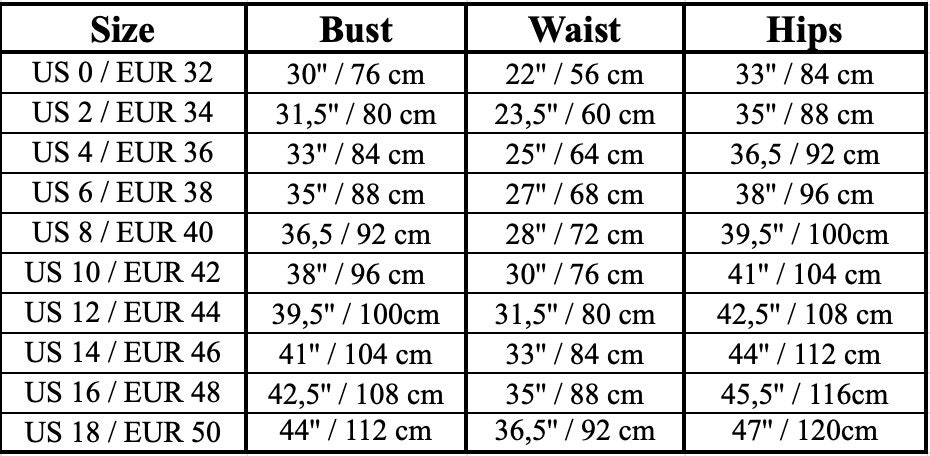 Dress size 36 in us 2025