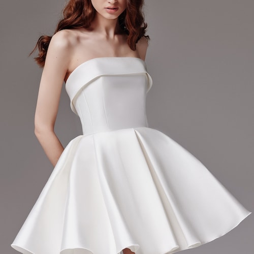 ladies champagne dresses Manhattan Slip Formal Dress - XXL Entro Ruffle Hem Mini Brand:M&l girly events outfits Fully Lined