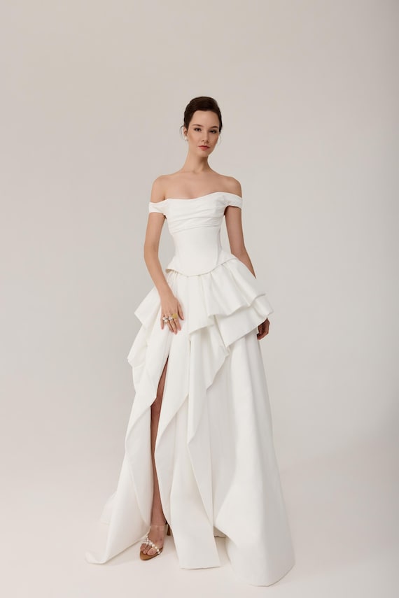 formal dress with corset top Spaghetti Straps Rhinestone Prom It can be worn GREECE24 Style:Snowman Rachel Allan 40080 -