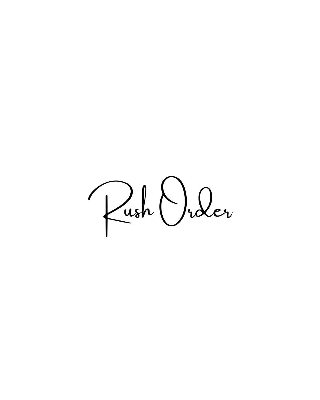 Rush Sewing Order Fee: Expedited Production Time