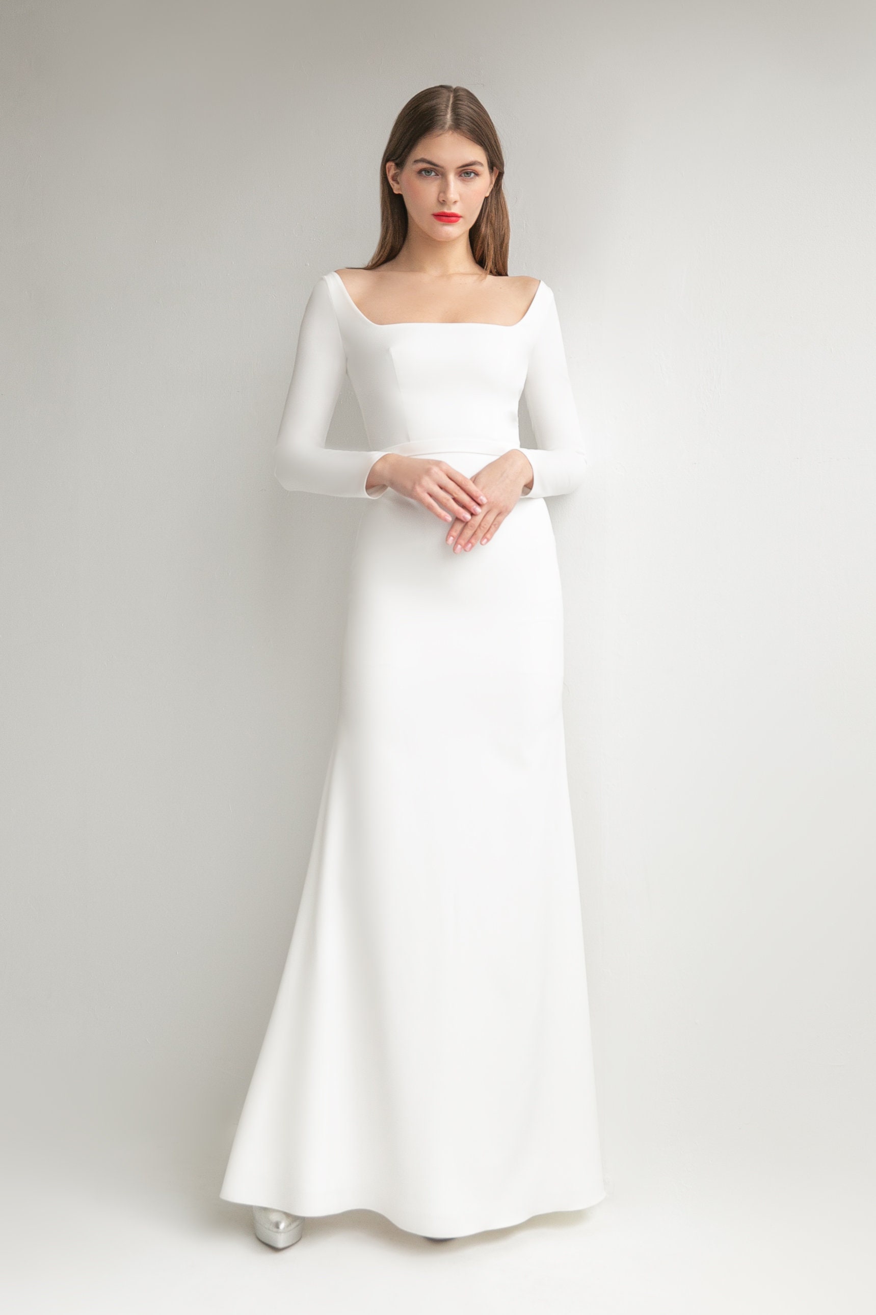 Dolores wedding top dress etsy
