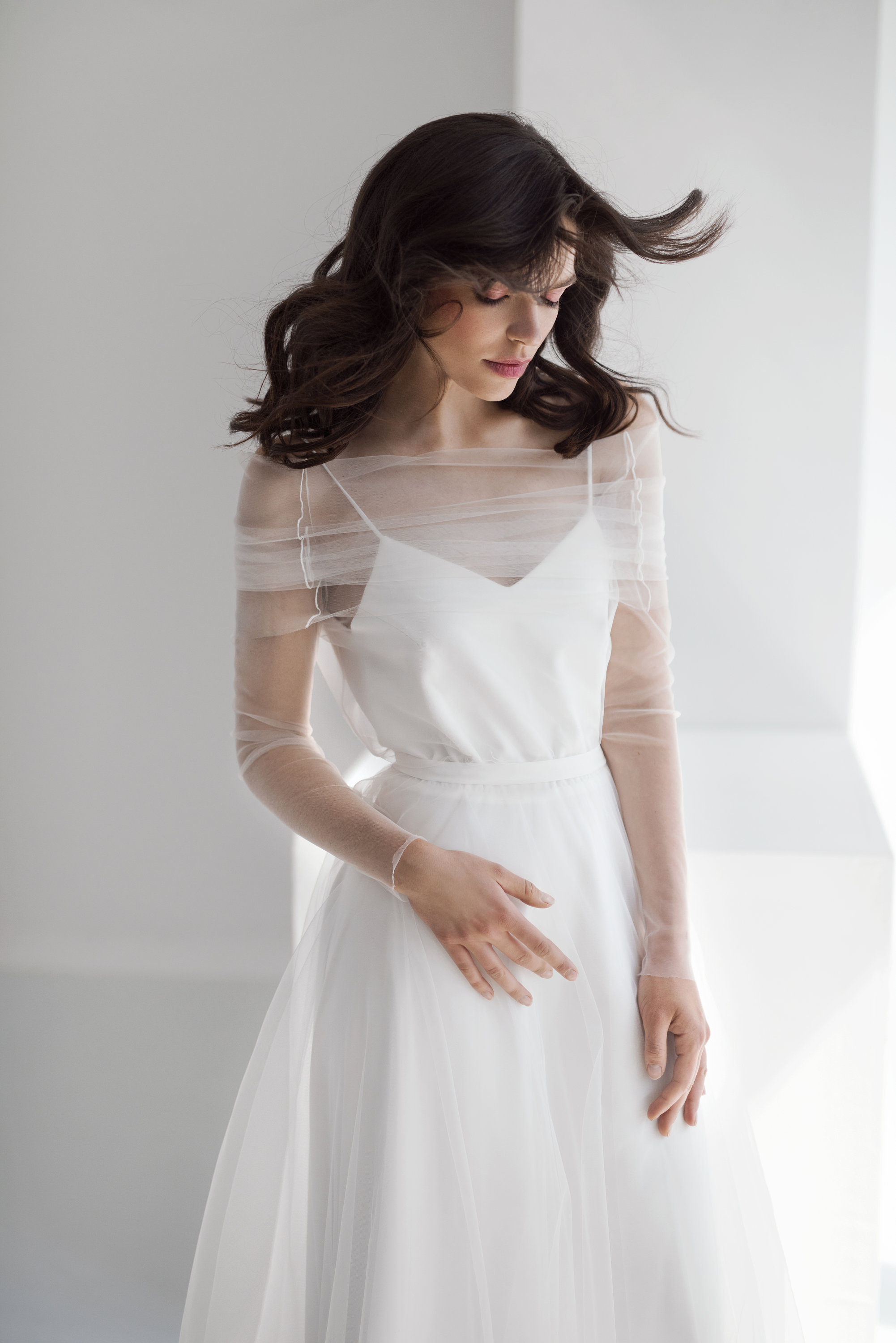Bridal Cover Up. Tulle Cape Tina | Etsy 