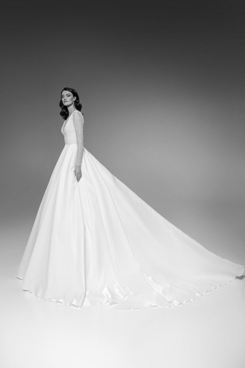Ball Gown Wedding Dress DIANA. Modern Wedding Dress Dress Etsy