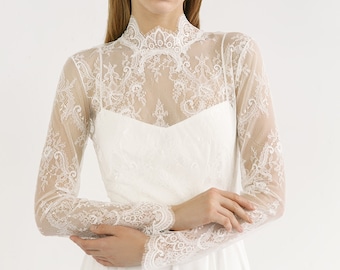 Boho wedding dress MICHELLE. Modest wedding dress | winter wedding dress | long wedding gown