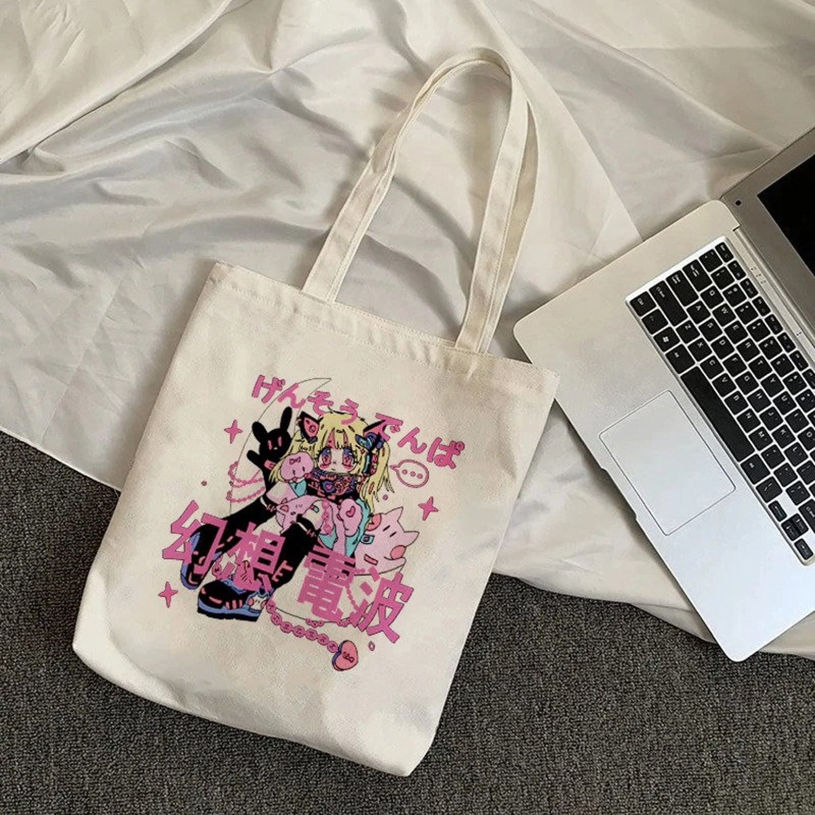Anime Print Shoulder Bags for Women Daily Bag for Women. Etsy