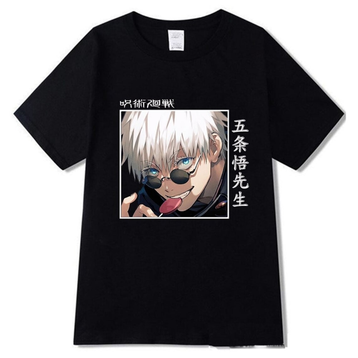 Harajuku Anime Japanese Unisex Tshirt Harajuku Short Sleeve Etsy
