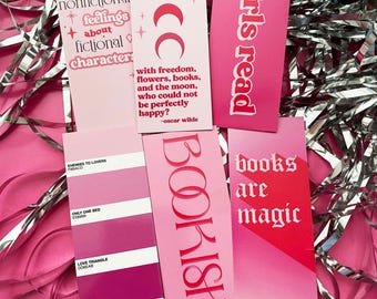 Pink Aesthetic Bookmarks
