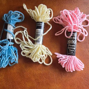 Rare Needloft Plastic Canvas Yarn