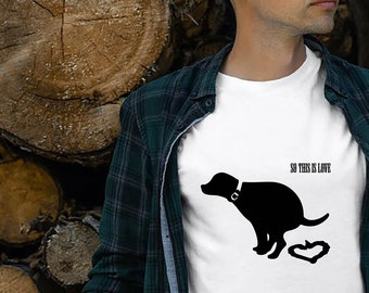 Funny Valentines day Sayings svg Valentine's Day Dog Poop Hearts So this is love SVG Valentine Lover svg  poop Shit Emoji Icon