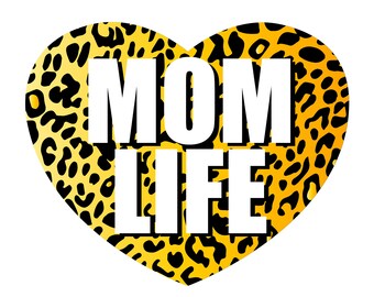 Mom life cheetah, Mom life sublimation, Leopard mom life