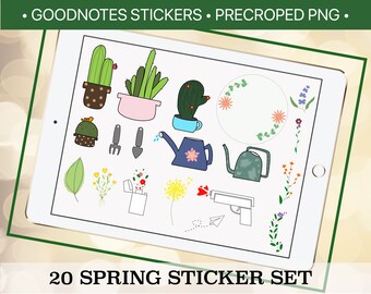 Digital Planner Stickers Goodnotes, Digital Downloads, Journal stickers, Transparent stickers