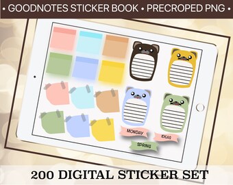 Sticker album, Mini sticker kit, For ipad planner