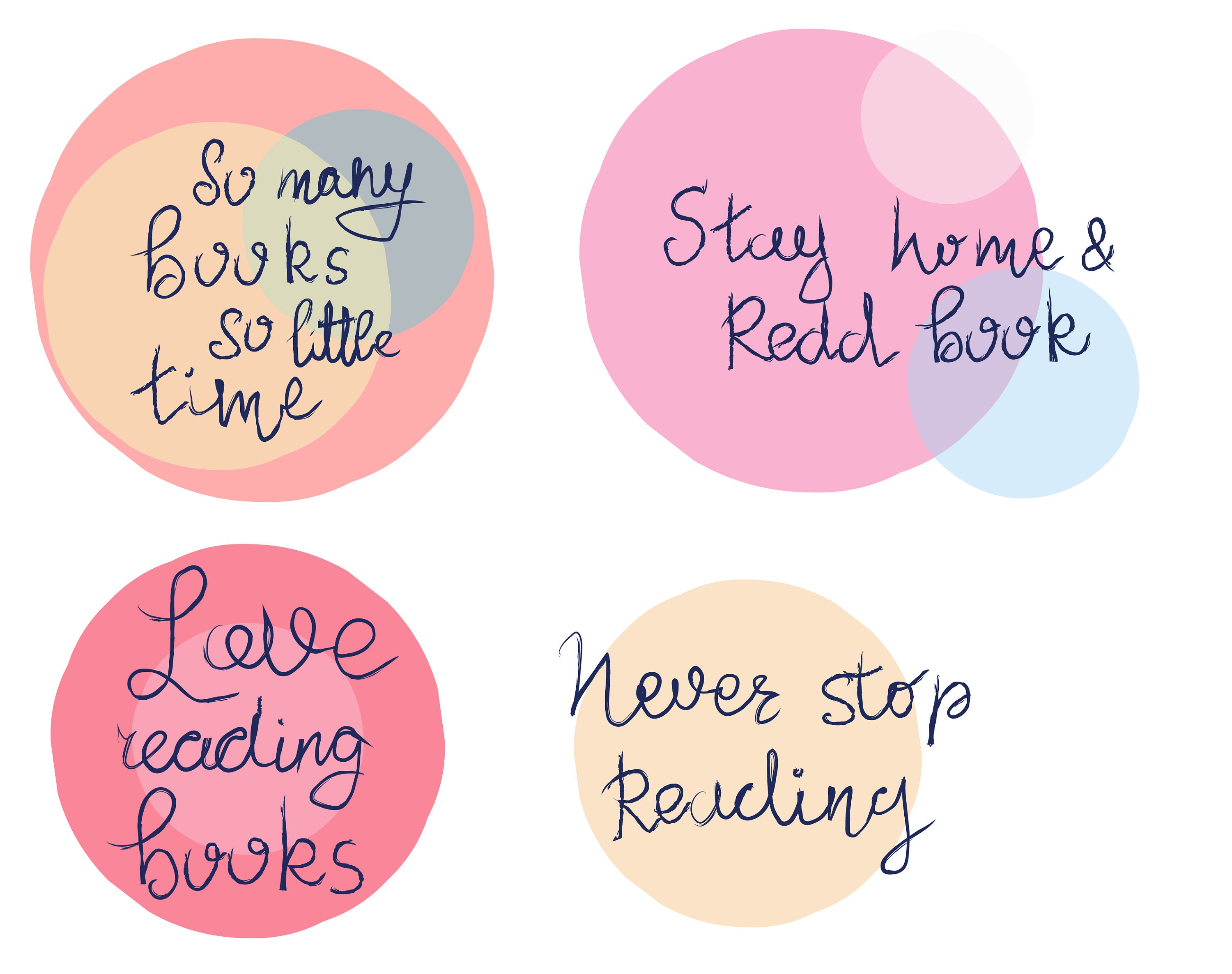 Reading Stickers Book Clipart Goodnotes Stickers Reading Clipart - Etsy